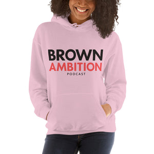 Classic Brown Ambition Logo Hoodie